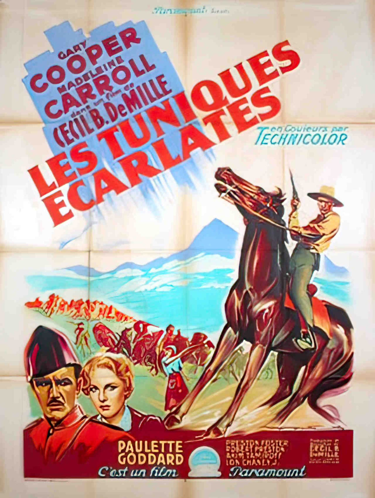 tuniques ecarlates les Advert A4 Photo Print