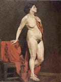 tuo Standing Female Art A4 Photo Print