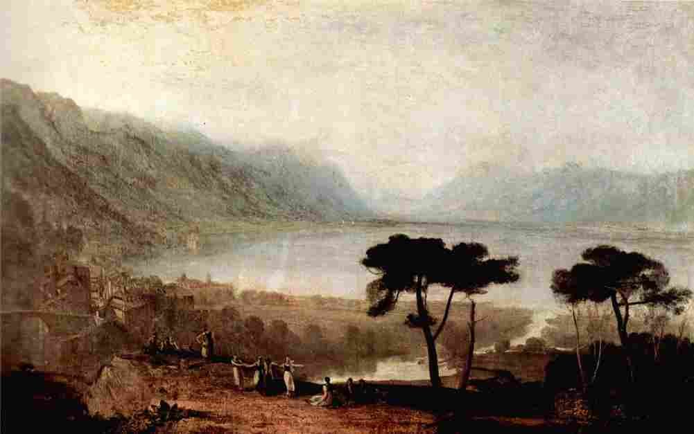 tur Lake Geneva Art A4 Photo Print