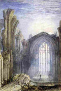 tur Melrose Abbey Art A4 Photo Print