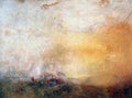 tur Sunrise with Sea Monsters Art A4 Photo Print