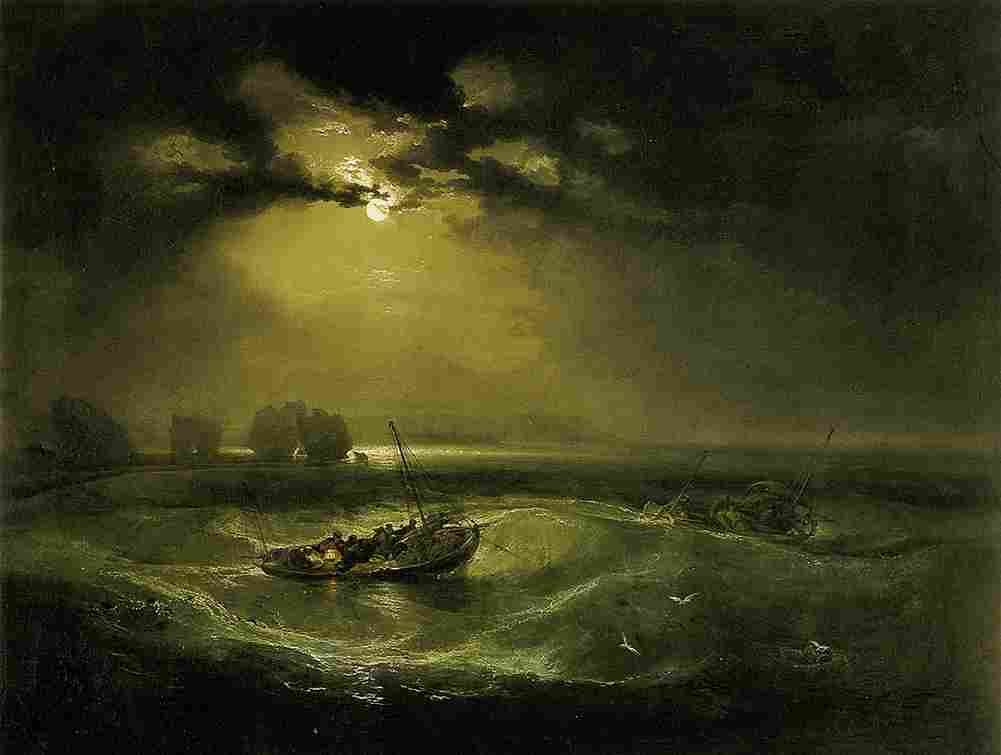 tur fishermen at sea Art A4 Photo Print