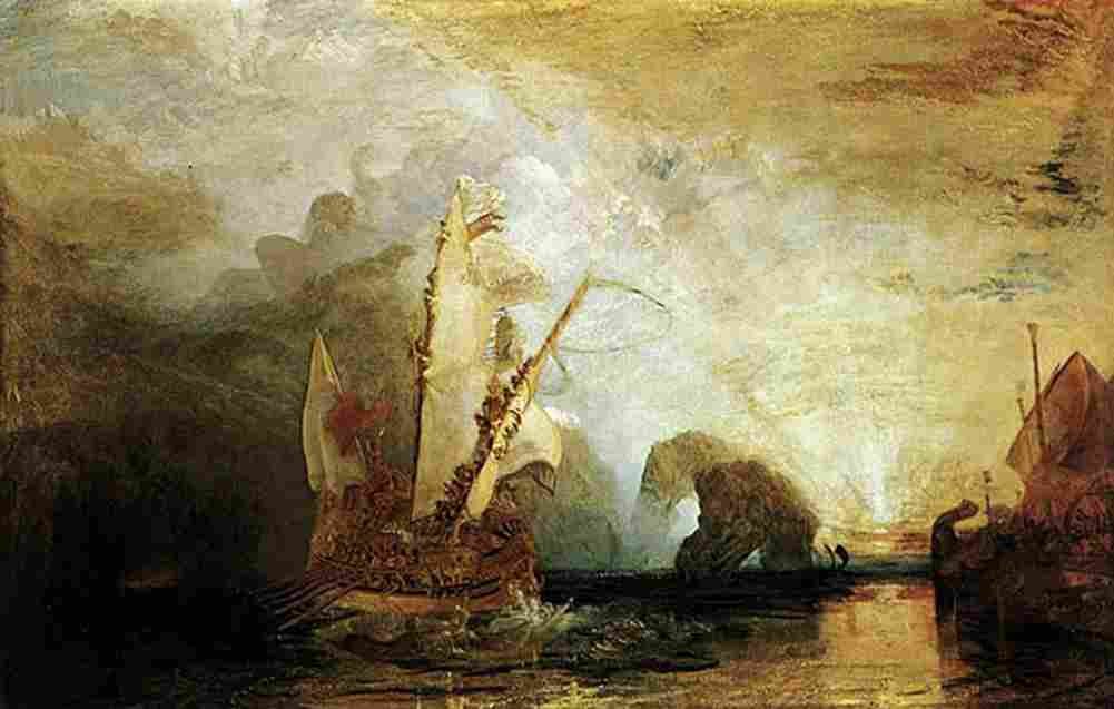 tur ulysses deriding polyphemus Art A4 Photo Print