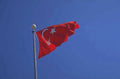 turkey flag blue 1980s 1990s A4 Photo Print