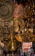 turkish bazaar metalware 1980s 1990s A4 Photo Print