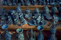 turquoise blue pottery 1980s 1990s A4 Photo Print
