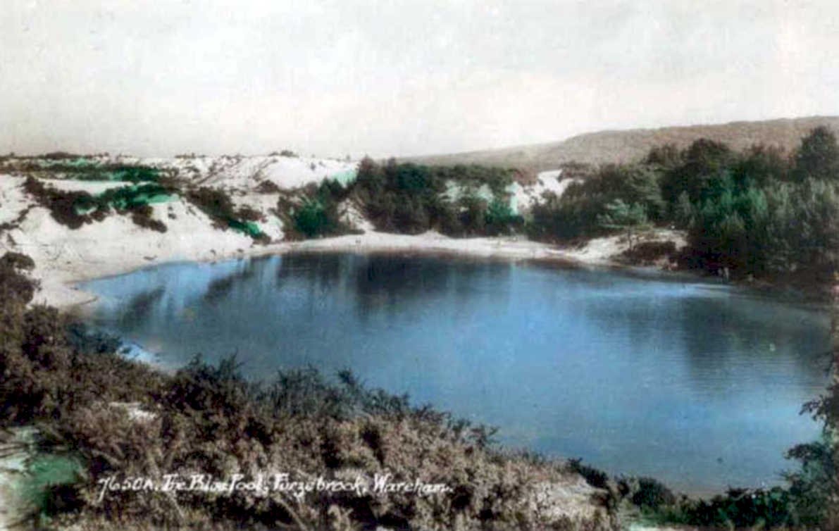 turquoise pool tregubbrockVintage 1880s 1900s A4 Photo Print
