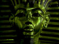 tutankhamun mask green1980s 1990s A4 Photo Print