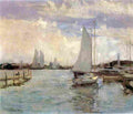 twa Gloucester Harbor Art A4 Photo Print