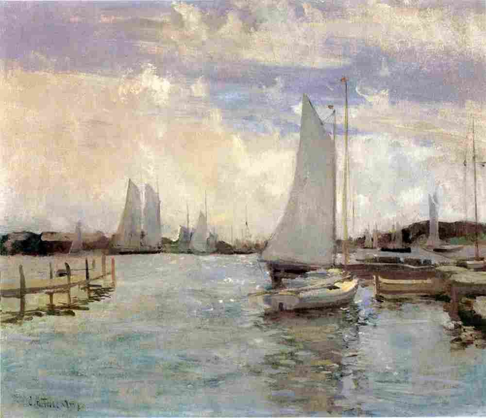 twa Gloucester Harbor Art A4 Photo Print