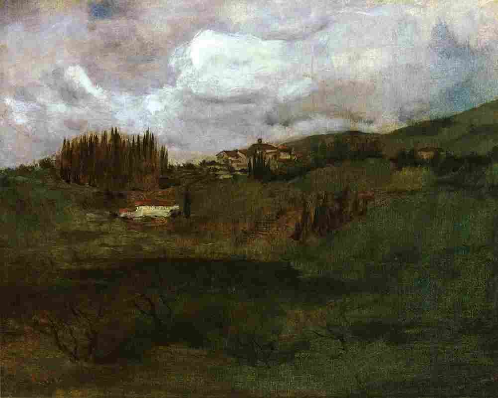 twa Tuscan Landscape Art A4 Photo Print