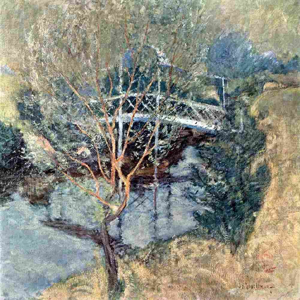 twa White Bridge Art A4 Photo Print