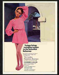 twiggy london bahamas 1960s Advert A4 Photo Print