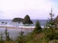 twin rocks beach1980s 1990s A4 Photo Print
