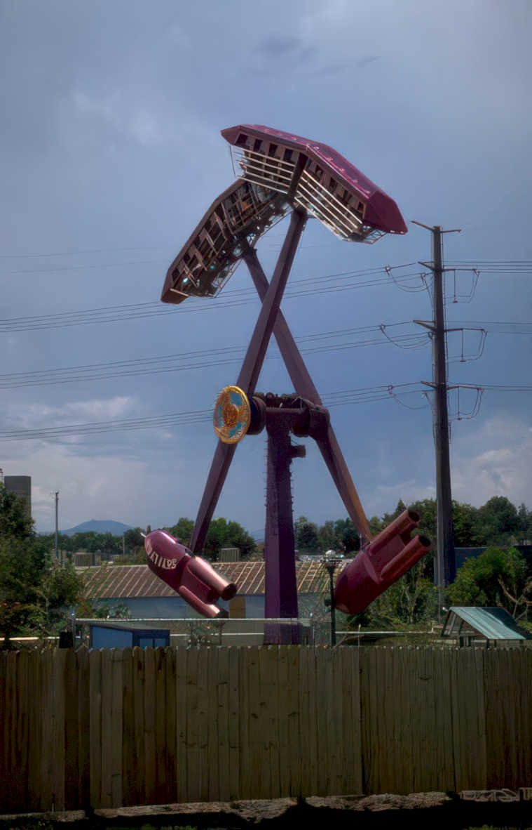 twister ride theme Vintage A4 Photo Print