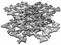 two intersecting planes mc escher 1952 A4 Photo Print