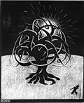 twon tree mc escher 1919 A4 Photo Print