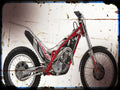 txt pro 80  A4 Photo Print Motorbike Vintage Aged