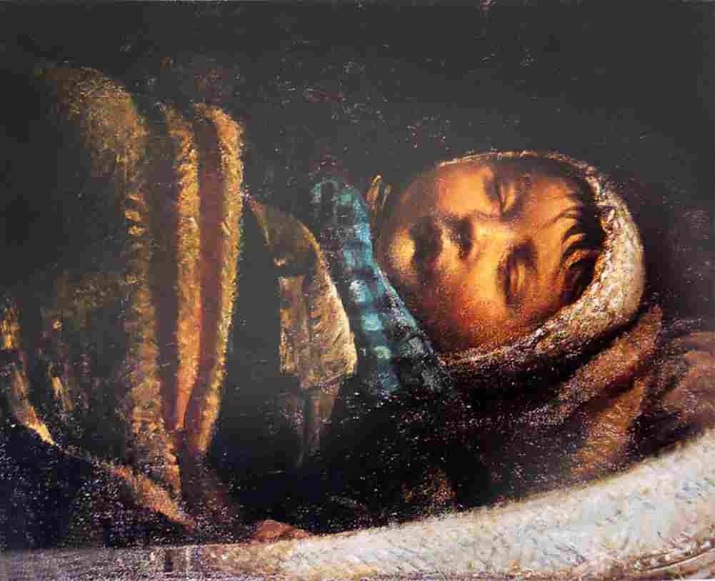typaldos sleeping baby Art A4 Photo Print