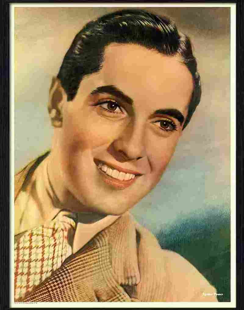 tyrone power Advert A4 Photo Print