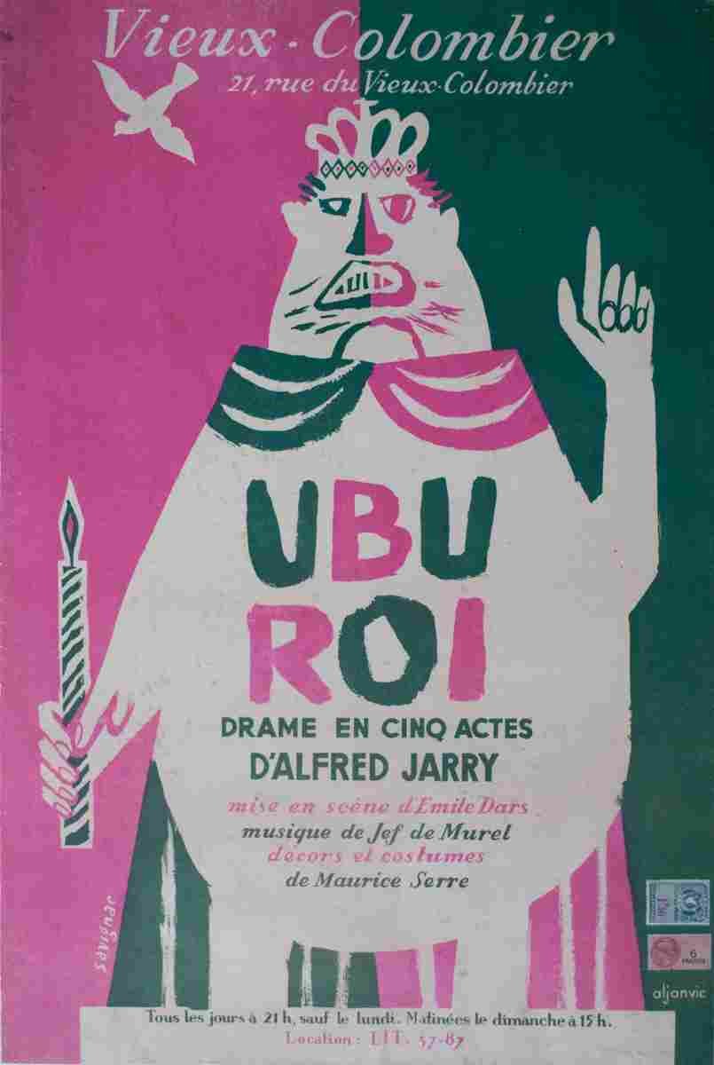ubu roi raymond savignac 1946 4 Advert A4 Photo Print