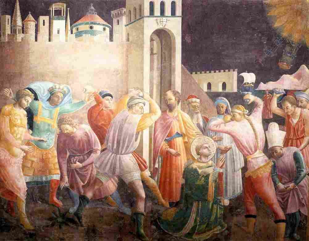 uc Stoning of Saint Stephen Art A4 Photo Print