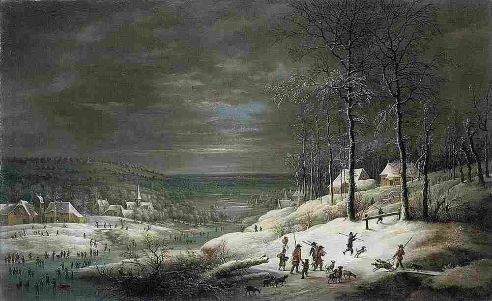 uden Winter Art A4 Photo Print