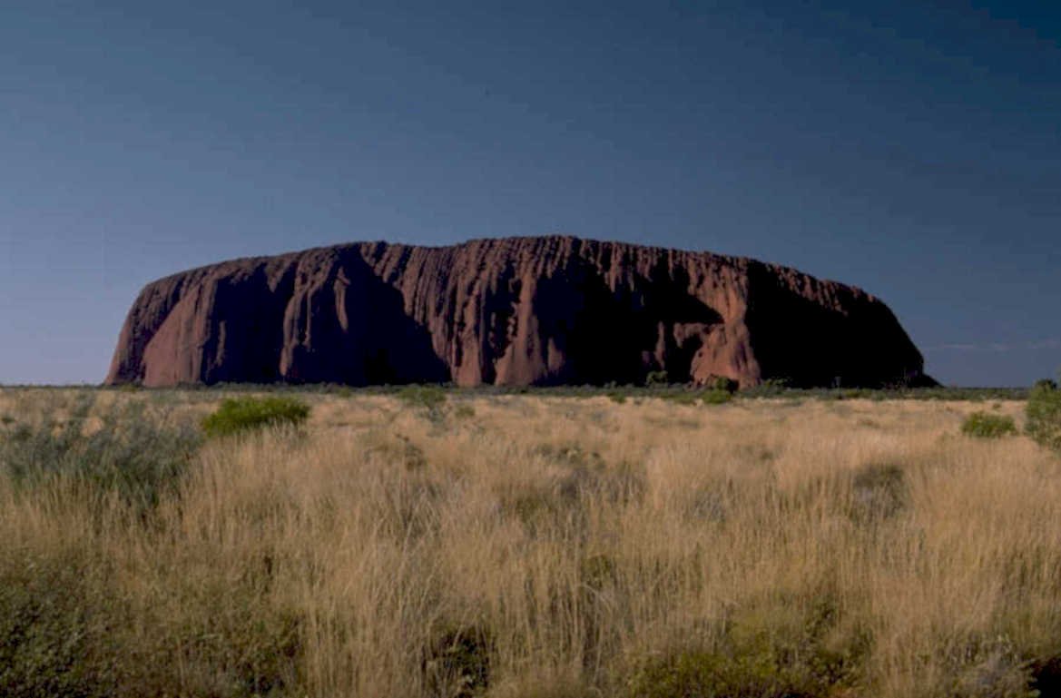 uluru desert sky 1980s 1990s A4 Photo Print