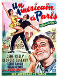 un americain a paris belge Advert A4 Photo Print