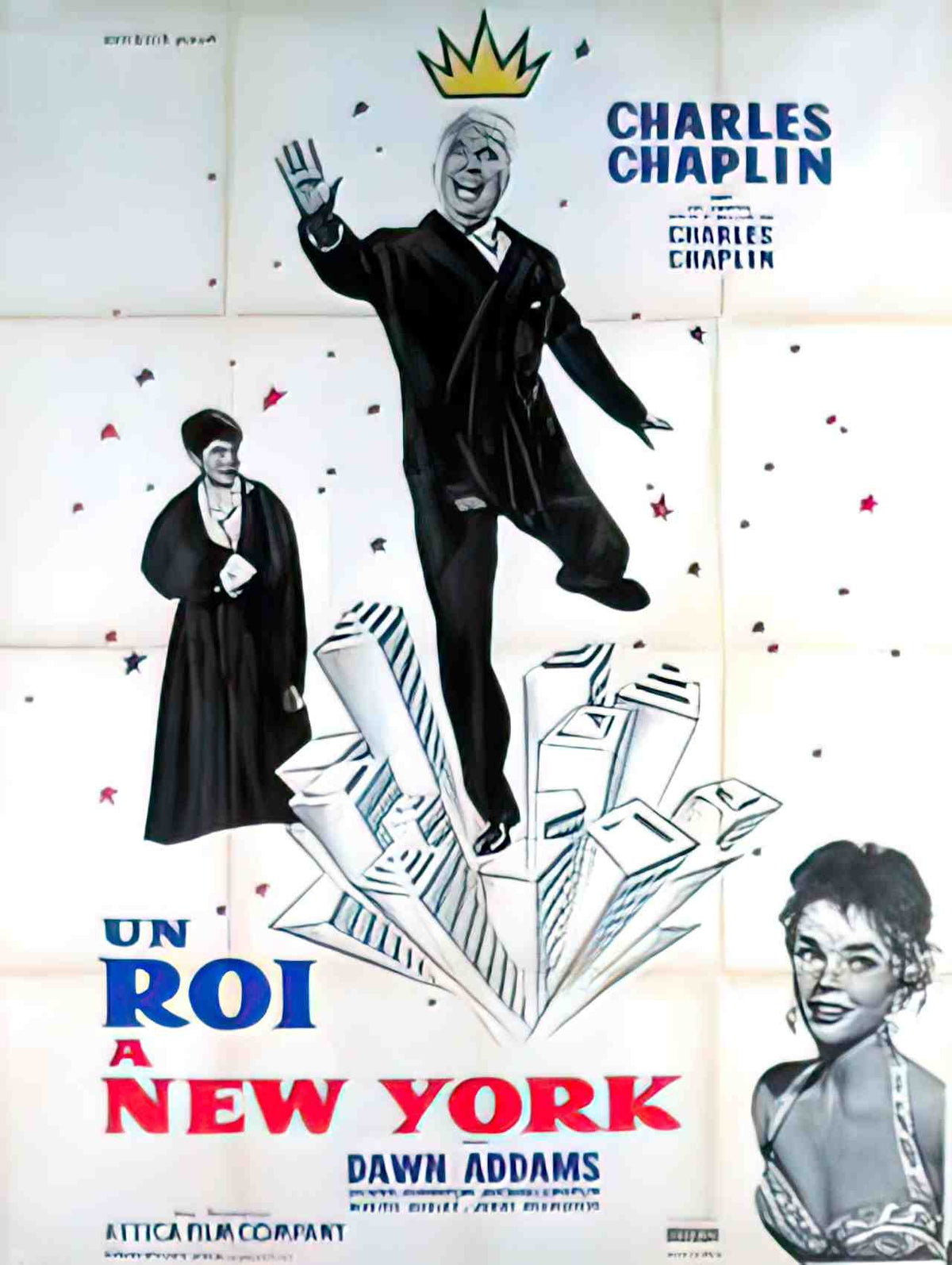 un roi a new york B Advert A4 Photo Print
