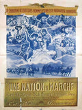 une nation en marche Advert A4 Photo Print