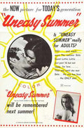 uneasy summer  01 film star poster A4 Photo Print