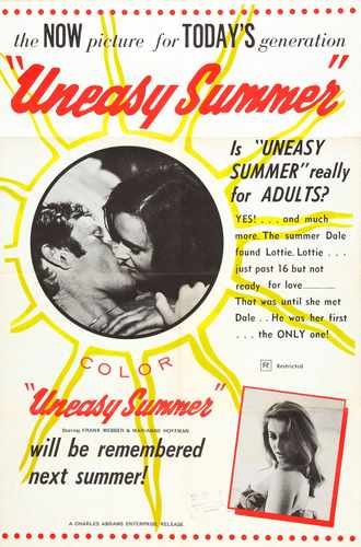 uneasy summer  01 film star poster A4 Photo Print