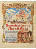 union chretienne de jeunes gens geneve vers 1900 1 Advert A4 Photo Print