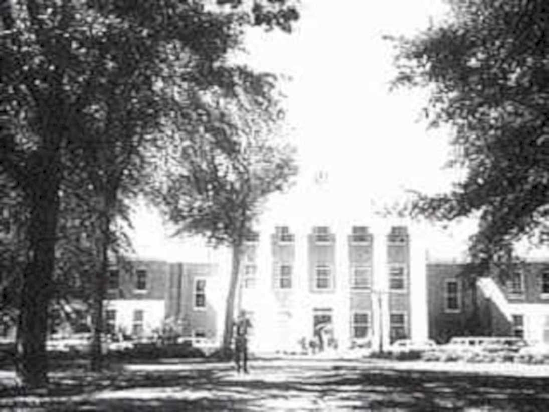 university architecture campus1980s 1990s A4 Photo Print