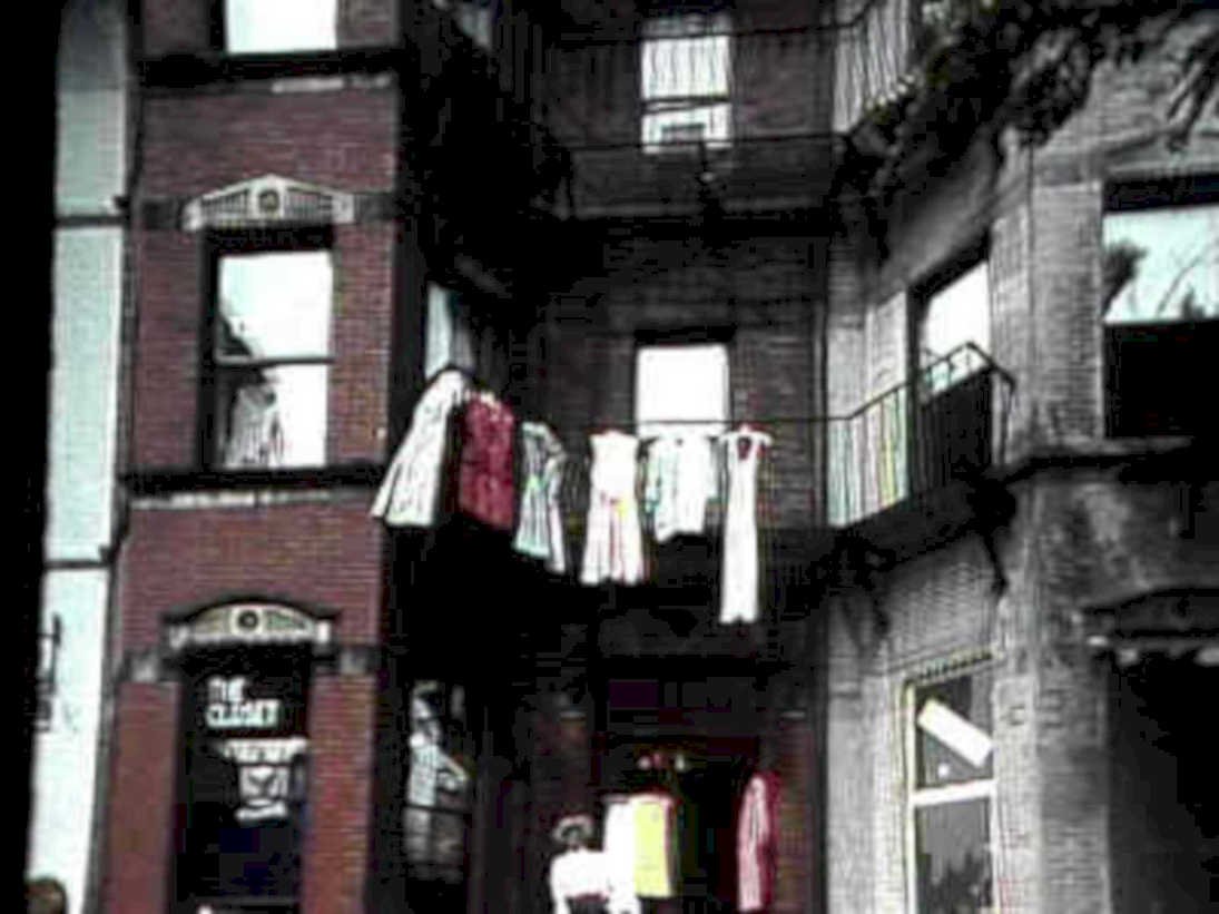 urban laundry brownstone1980s 1990s A4 Photo Print