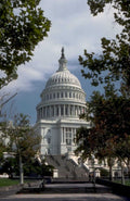 us capitol building 1980s 1990s A4 Photo Print
