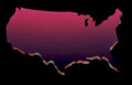 us map silhouette Vintage A4 Photo Print