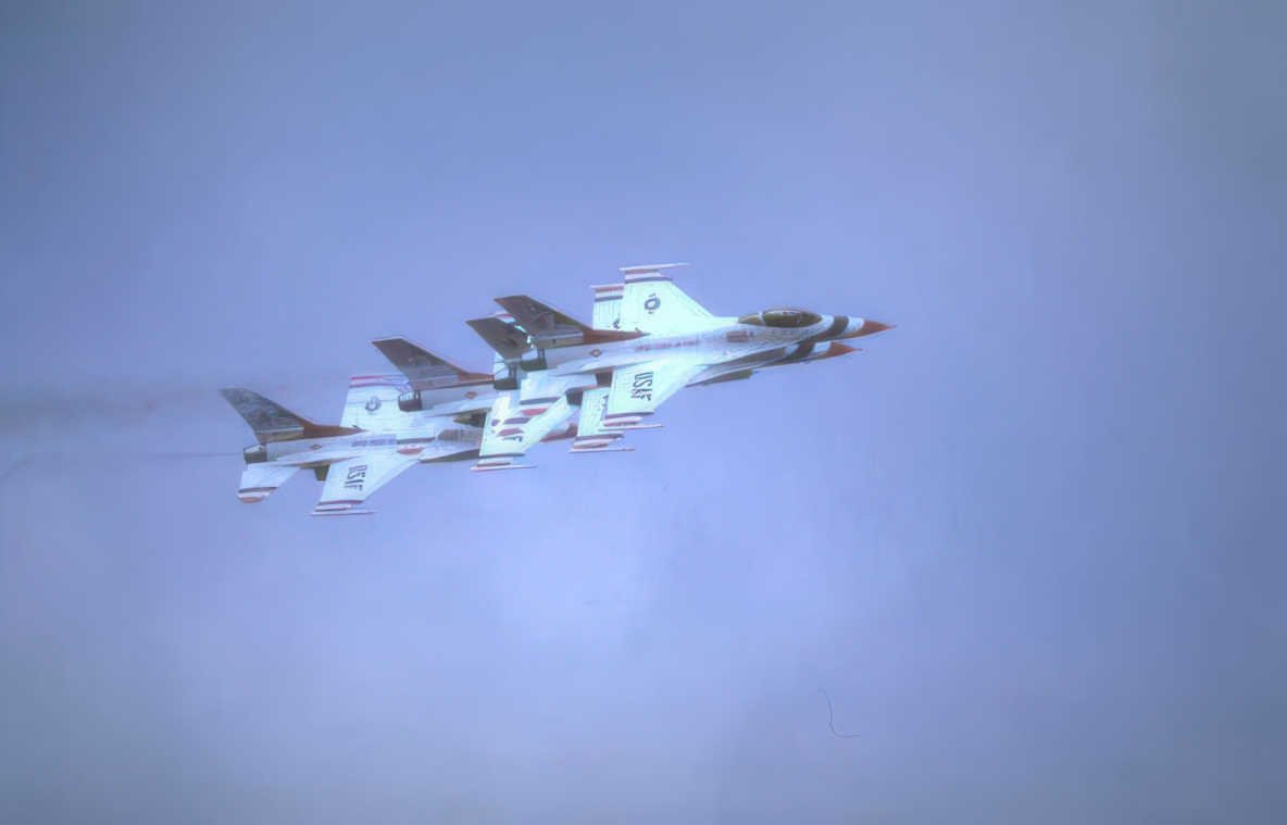 usaf f16 snowbirds Vintage A4 Photo Print
