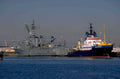 usc intrepid docked 1980s 1990s A4 Photo Print