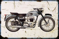 use 1959 triumph tiger 110 aged 2 A4 Photo Print