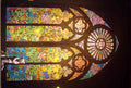use Banksy Stained glass small boy A4 Photo Print