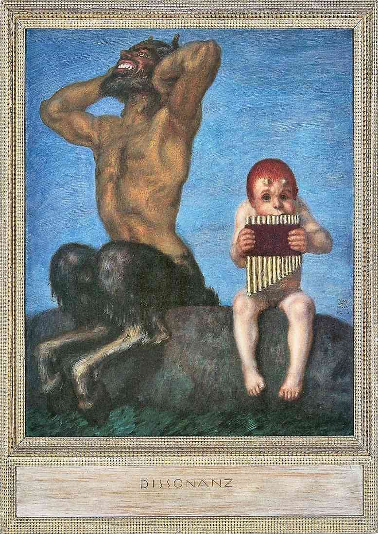 use Dissonance Franz von Stuck Symbolism A4 Photo Print