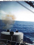 uss alaska gunnerry Vintage world war A4 Photo Print