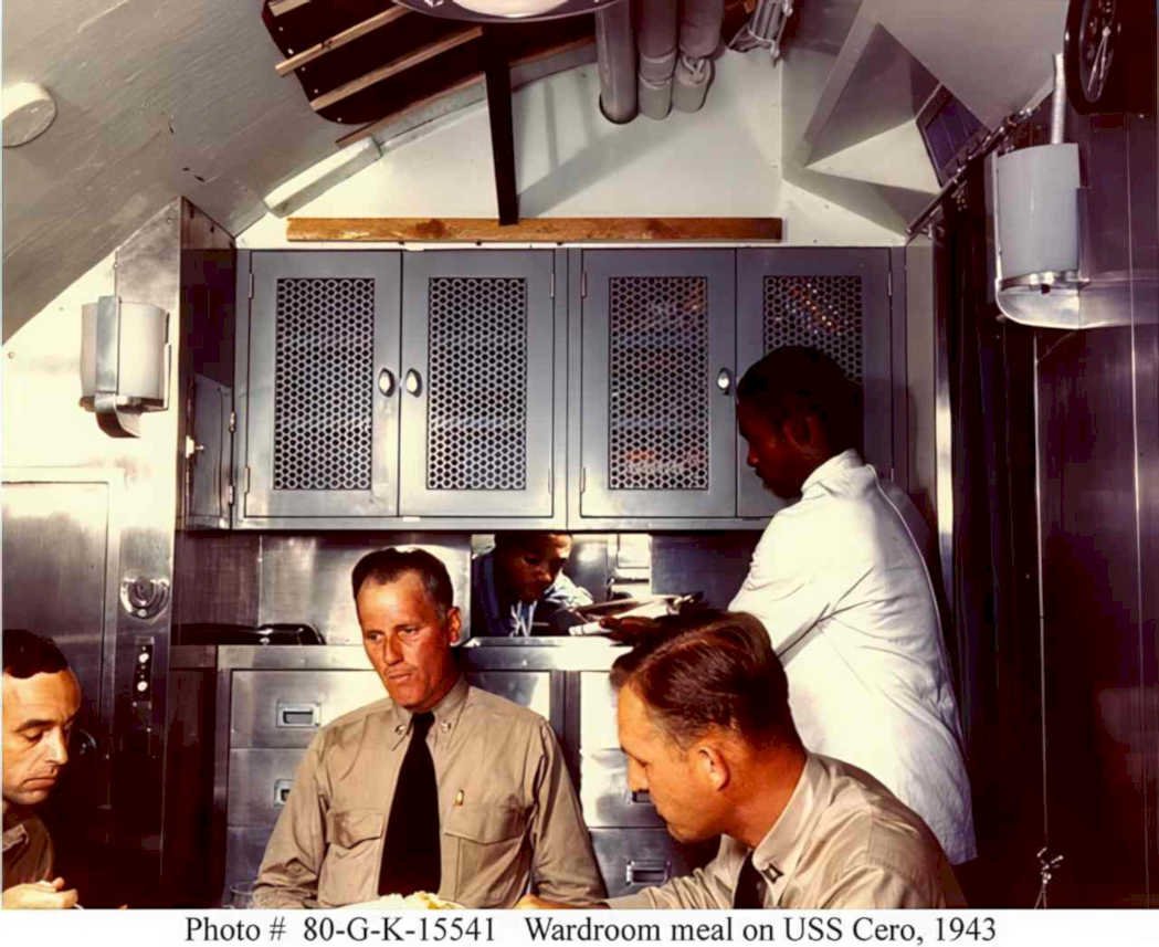 uss cero wardroom Vintage world war A4 Photo Print