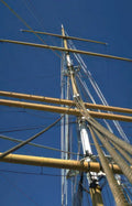 uss constitution mast 1 Vintage A4 Photo Print
