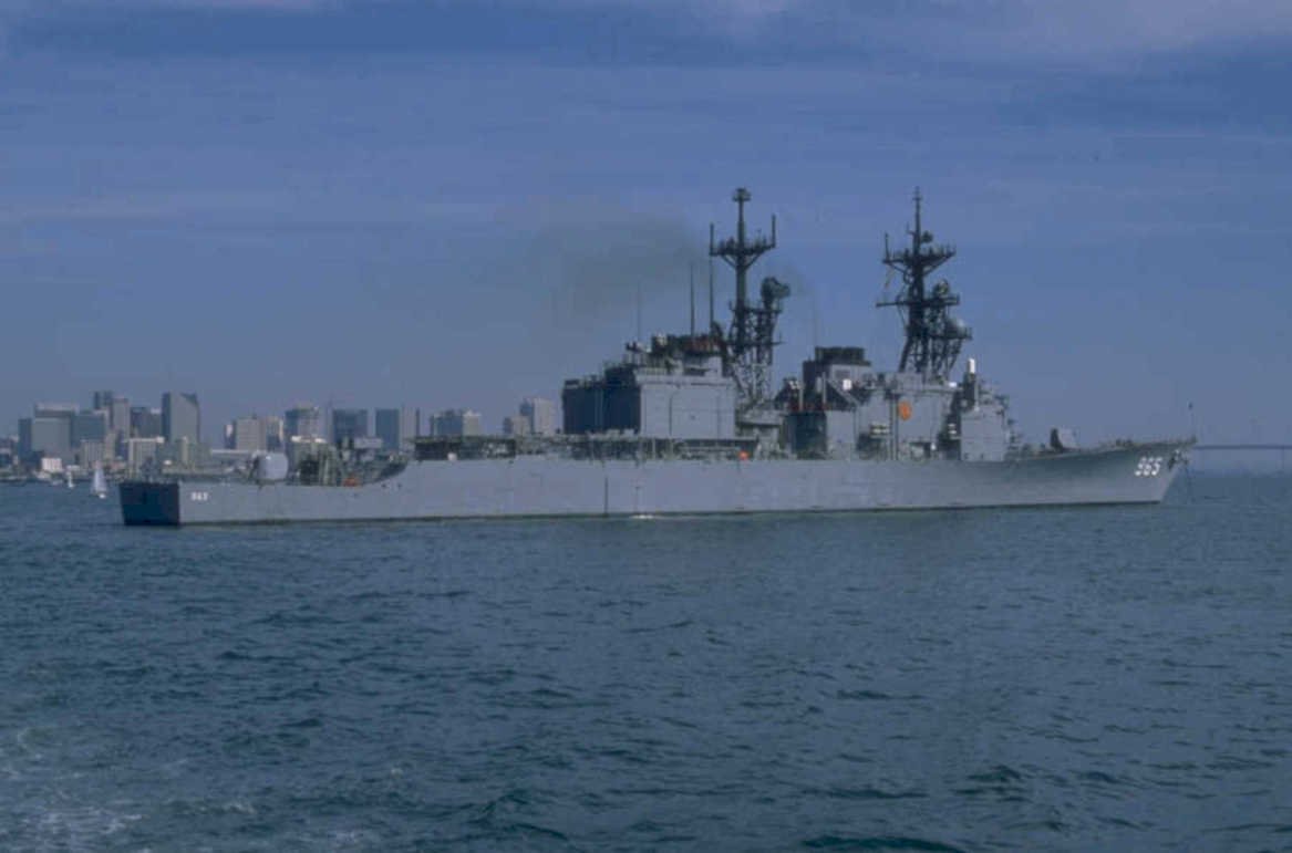 uss halsey 973 1980s 1990s A4 Photo Print