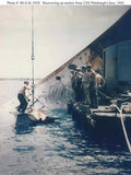 uss pittsburgh anchor 2 Vintage world war A4 Photo Print