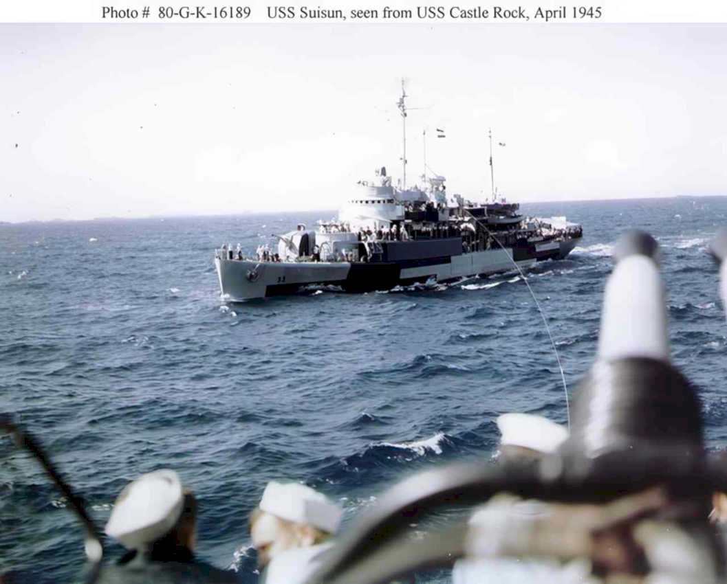 uss suisun castle Vintage world war A4 Photo Print