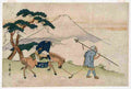 utamaro Travels Looking at Mount Fuji Art A4 Photo Print